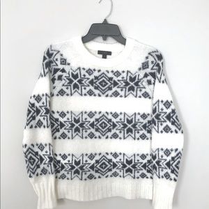 J. Crew Navy Fair Isle Size S Sweater